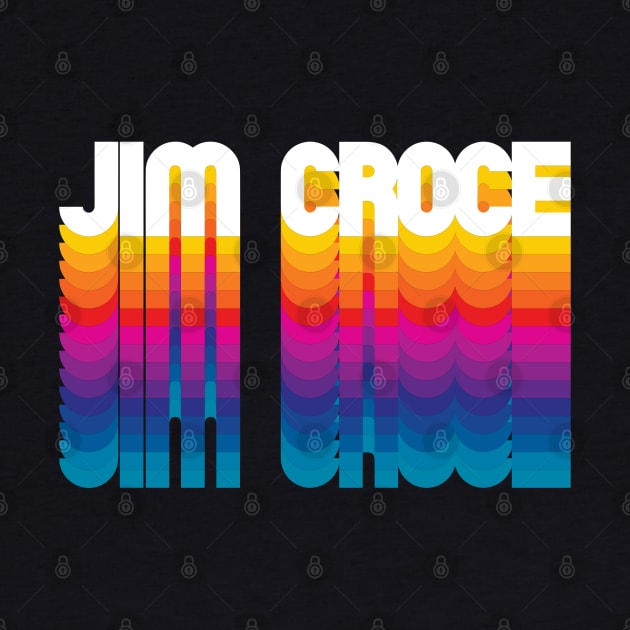 Retro Jim Proud Personalized Name Gift Retro Rainbow Style by Time Travel Style